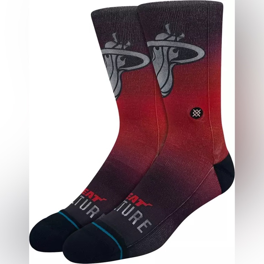 Stance Miami Heat City Edition Crew Socks – NWT
